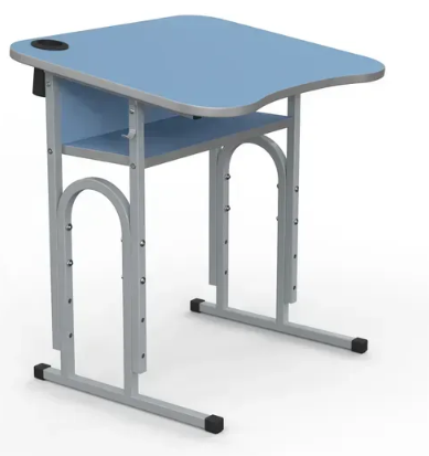 Стіл учнівський 05 №4-6/700х500 нахил без полиці МФ Вересень